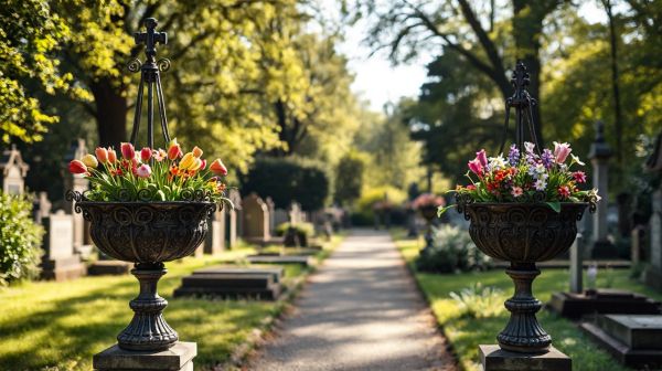 Top jardinières de cimetière pour sublimer les sépultures